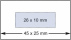 Datumstempel Modell D41 mit Textplatte (Zg 4) Datum-Art: Ziffern | Stempelfarbe: blau