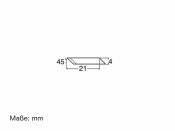 Cuttermesser Klingen BDA 200 P 45° für NT Kreisschneider iC 1500 P - 40 Stück