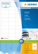 HERMA 4270 Etiketten Premium A4, weiß 38,1x21,2 mm...