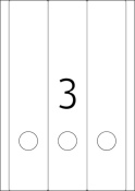HERMA 5135 Ordneretiketten A4 weiß Papier matt...