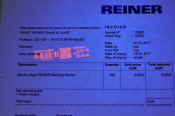 Kennzeichnungsstempel MHD Reiner jetStamp 970 mit Tinte P3-MP3-BK mit Koffer