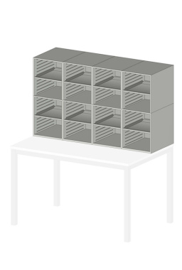 Sortiereinheit Styromega mit 16 Fächer, stand alone - Variante B2.0