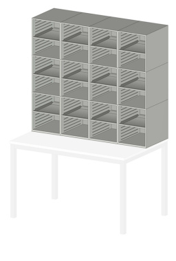 Sortiereinheit Styromega mit 24 Fächer, stand alone - Variante B3.0
