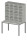 Sortiereinheit Styromega mit 24 Fächer auf Arbeitstisch in Sitzhöhe - Variante B3.2