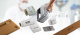 Kennzeichnungsstempel MHD Reiner jetStamp 1025 mit Tinte P5-S-BK mit Koffer jetSafe Basic