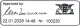 Kennzeichnungsstempel MHD Reiner jetStamp 1025 mit Tinte P5-MP3-BK  mit Koffer jetSafe Basic