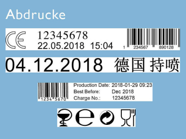 Abdruckbeispiele jetStamp 940