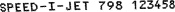 Stempel Abdruckbeispiel speed i Jet 798