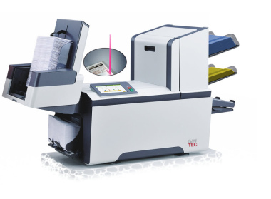 Kuvertiermaschine FPi 4730 S mit 1 Normalstation, 1 Spezialstation, Kuvertauffangkasten vorne