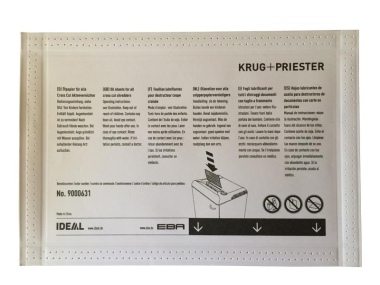 Aktenvernichter Schneide und Reinigungs Ölpapier - 12 Blatt