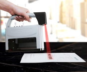 Messwert Stempel Reiner jetStamp 1025 sense mit Koffer jetSafe PRO