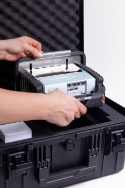 Kennzeichnungsstempel MHD Reiner jetStamp 1025 mit Koffer jetSafe PRO