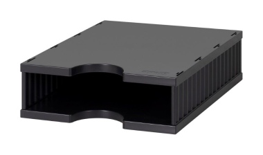 Ablagesystem styrodoc uno Grundeinheit 1 Fach, schwarz/schwarz