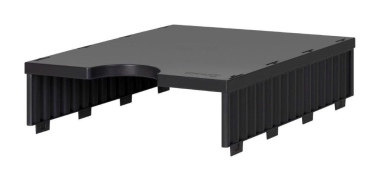 Ablagesystem styrodoc uno Aufbaueinheit 1 Fach, schwarz/schwarz