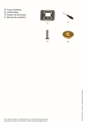 Führungsschablone HAFTBELAG, 52mm Druckhöhe für jetStamp 1025 - inkl. 4 Belägen