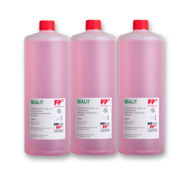 Schließflüssigkeit für Kuvertiermaschinen 3 x 1.000 ml