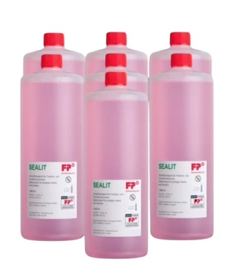 Schließflüssigkeit für Briefschließer Briefschliessmaschinen Sealit 7 x 1.000 ml