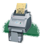 Kuvertiermaschine zweieinhalb Stationen Mietmaschine