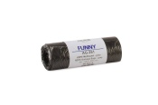HDPE Müllbeutel, grau, 30 l,