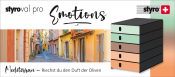 styroval pro emotions 5 Schubladen geschlossen, Mediterran