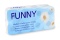 funny Toilettenpapier 3-lagig, 250 Blatt, Zellstoff hochweiß, 72 Rollen