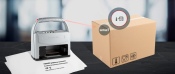Stempel stempeln kennzeichnen Temperaturmessung mit Laser