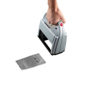 Stempel stempeln Kunststoff Silber