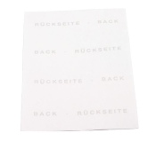 Frankieretiketten weiß 500 Doppelblatt