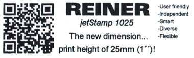 Abdruckbeispiele jetStamp 1025