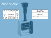 Numeroteur Modell N53a mit Textplatte (Zs 6 | Zg 4)