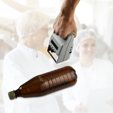 Stempel Kunststoffflasche stempeln kennzeichnen