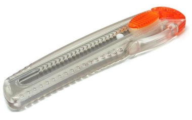 NT-Cutter iL 120P orange transparent 18mm Klinge - 10 Stück