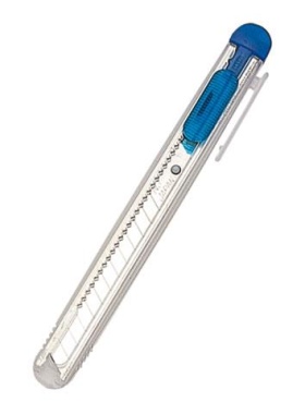 NT Cutter iA 120P blau transparent 9mm Klinge - 10 Stück