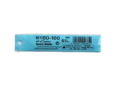 Cuttermesser Abbrechklingen BD 100 für Grafik NT Cutter D 1000 GP - 5 Stück