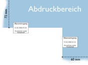 Eingangsstempel ChronoDater 925 mit  Datum, Uhrzeit und Textplatte (Zg 3,5)