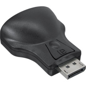 Display Port Adapter Stecker auf DVI D 24+1 Buchse schwarz