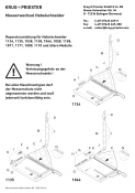 Papiermesser - Schnittschiene für Hebelschneider...