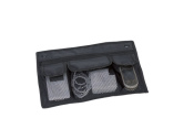 Universal Notebooktasche passend für Notebooks 15,4" u. 17", Nylon schwarz weiß