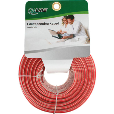 Lautsprecherkabel 2x 1,5mm² CCA transparent 25 m